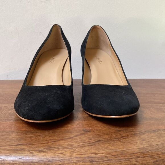 Talbots Classic Black Suede Pumps - Picture 7 of 10